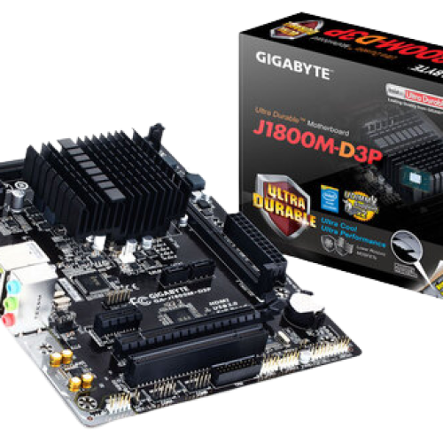 GIGABYTE CELERON WITH J1800M-D3P MOTHER BOARD
