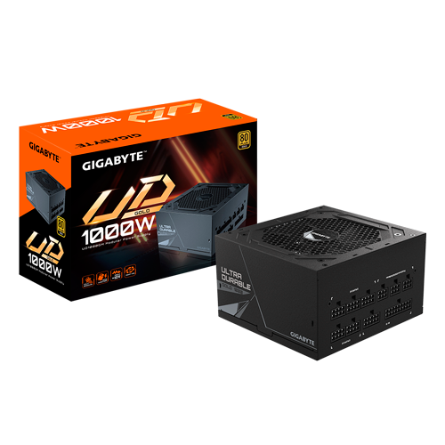 GIGABYTE UD1000GM 1000W Ultra Durable 80+ Gold Full Modular Power Supply