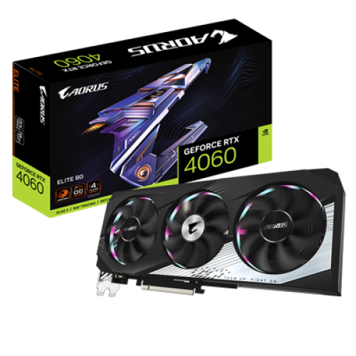 Gigabyte AORUS GeForce RTX 4060 Elite 8G Graphics