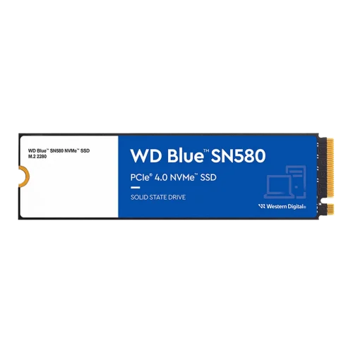 WD Blue SN580 500GB PCIe Gen 4 NVMe SSD